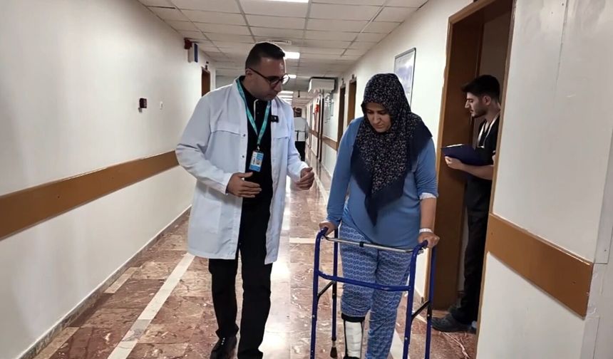 37 Yaşındaki hastanın kalçasındaki çürüme için Şanlıurfa’da özel yöntem