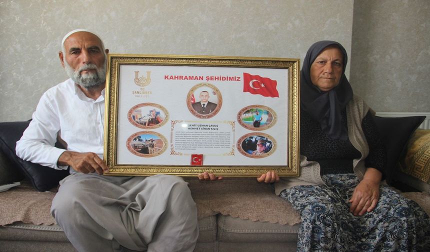 Şanlıurfa şehidinin ailesinden, 'Terörsüz Türkiye' açıklaması