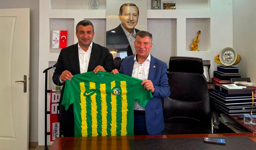 Şanlıurfaspor heyetinden, Milletvekili Cevheri’ye ziyaret!