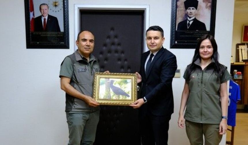 Doğa Koruma ve Milli Parklar Yetkililerinden Birecik Kaymakamı Osman Şahin'e Hayırlı Olsun Ziyareti