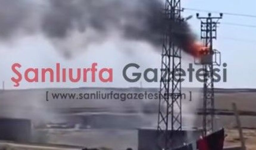 Şanlıurfa'da Elektrik Trafosu Alev Aldı: Mahallede Panik Yaşandı