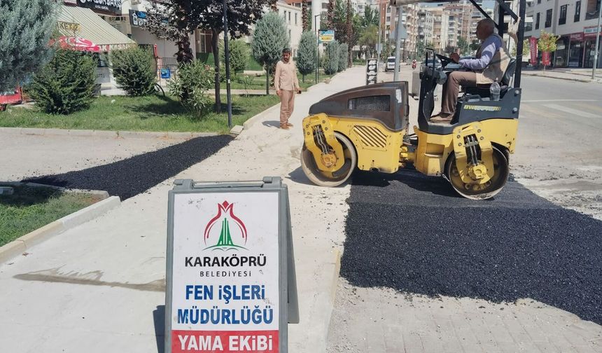 Karaköprü’de Mahalle Ve Sokaklarda Yol Çalışmaları Sürüyor