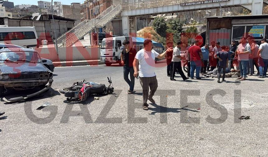 Şanlıurfa'da Trafik Kazası: Motosiklet Sürücüsü Yaralandı