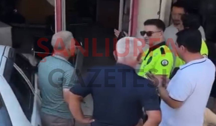 Şanlıurfa'da otomobil elektrikçi dükkanına girdi!