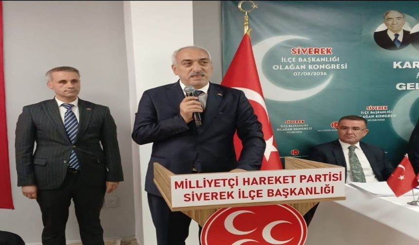 Siverek MHP'de Yeni Dönem: İlçe Başkanlığına Mahmut Gülel Seçildi