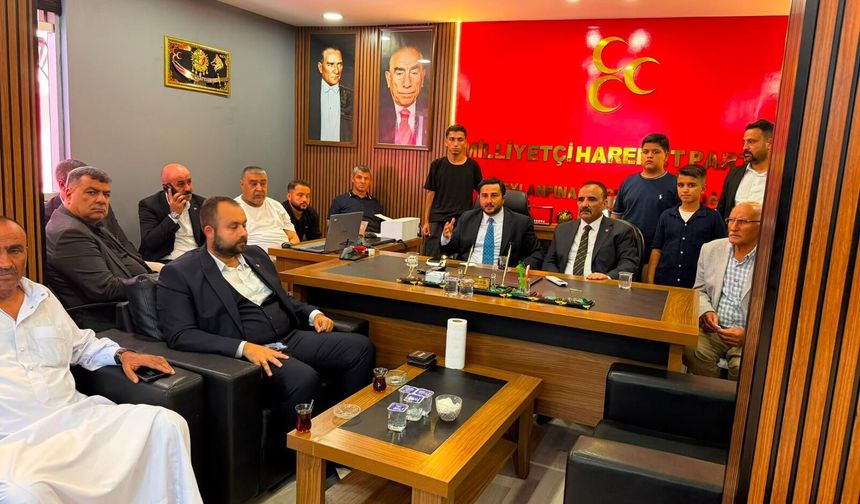 MHP Ceylanpınar İlçe Başkanlığına Halil Tetik Seçildi