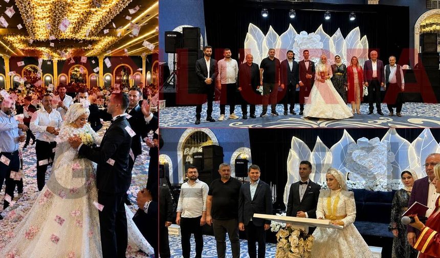 Sedat Ve Gülsüm Çifti Dünya Evine Girdi: Düğünde Para Ve Dolar Yağmuru