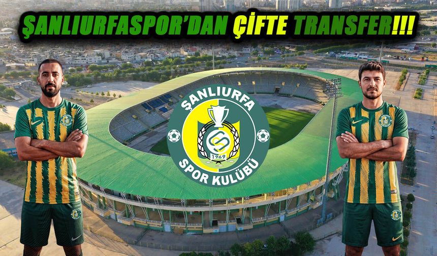 Şanlıurfaspor'a SB Ankaraspor’dan Çifte Transfer!