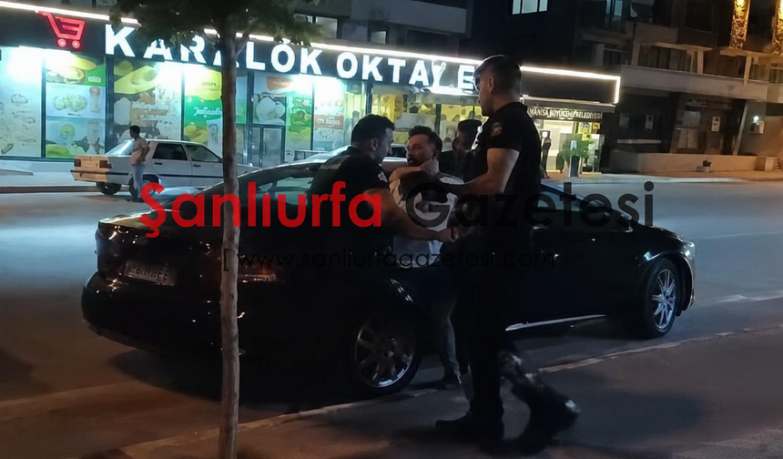 Şanlıurfa’da motosiklet sürücüsü ile polis arasında gerginlik: 4 Gözaltı!