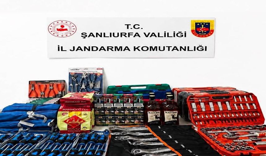 Şanlıurfa otoyolunda jandarmadan kaçakçılık operasyonu!