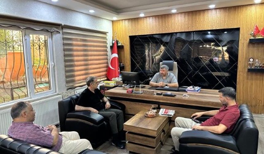 Eğitim-Bir-Sen Şanlıurfa Şube Başkan Adayı Osman Yavuz’dan Şanlıurfa Gazetesi’ne Ziyaret