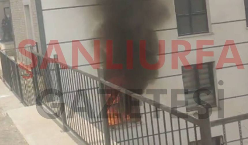 Şanlıurfa TOKİ konutlarında yangın paniği: 4 Yaralı, 8 kişi yangında mahsur kaldı!
