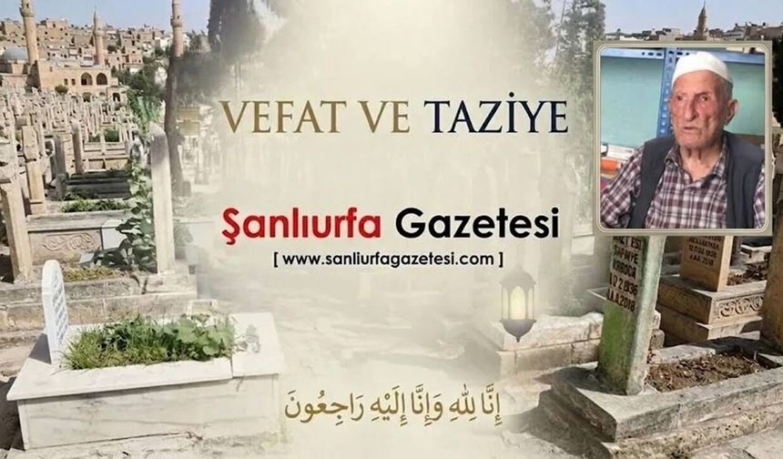 Ömer Çoban Vefat Etti