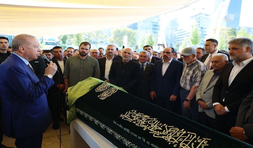 Cumhurbaşkanı Recep Tayyip Erdoğan, AK Parti Milletvekili Emin Önen’in kızının cenaze törenine katıldı