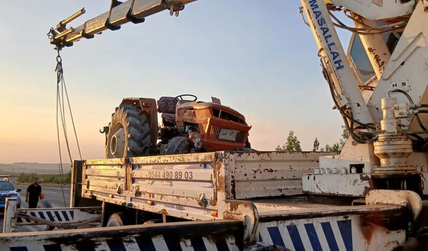 Şanlıurfa Kaplan Dağı’nda traktör kazası: Yaralı var!