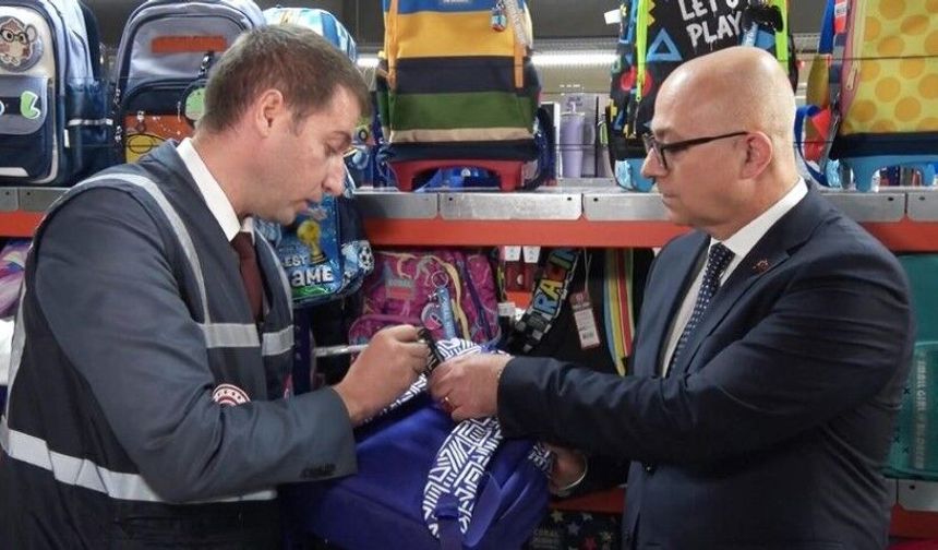 Okullar açılmadan kırtasiye ürünlerine sıkı denetim: 5 milyona yakın ürün kontrol edildi