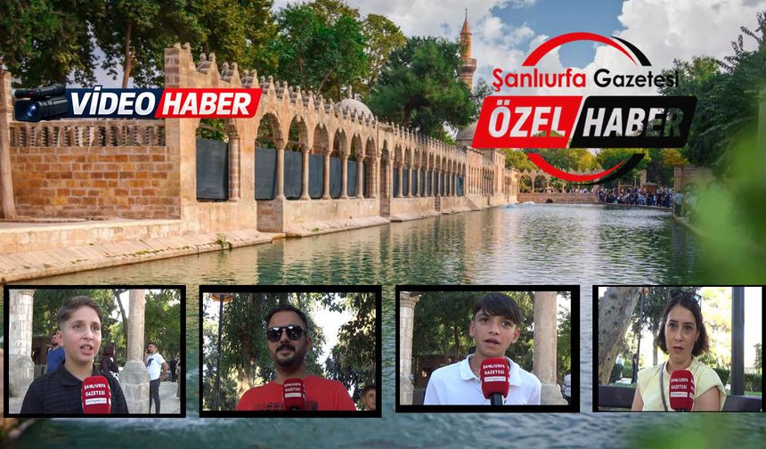Şanlıurfa’nın kalbine ziyaretçi akını: Halil-ür Rahman Gölü’nde tarihi atmosfer