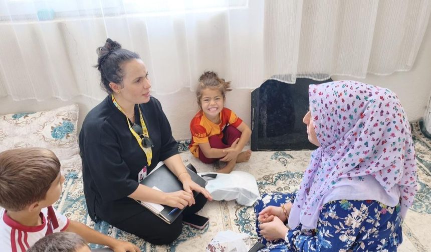 Bozova’da Anne Adaylarına Yönelik Ev Ziyaretleri Gerçekleştirildi