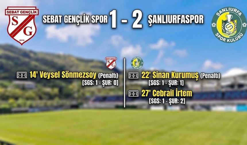 Şanlıurfaspor Deplasmanda Geri Döndü! 2-1 Öne Geçti
