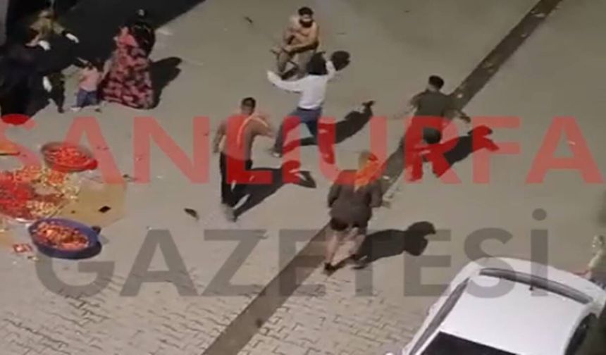 Şanlıurfa’da iki grup arasında kavga: O anlar kamerada