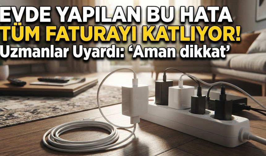 Evde Yapılan Bu Hata Tüm Faturayı Katlıyor! Uzmanlar Uyardı: 'Aman dikkat'