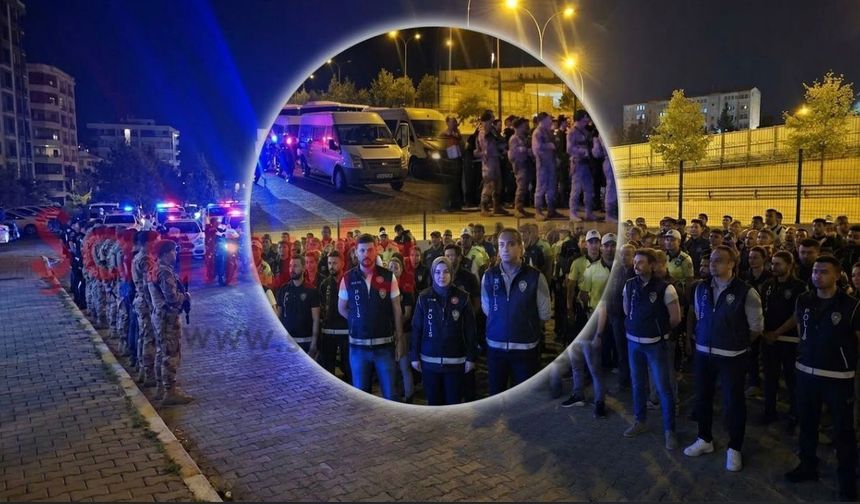 Şanlıurfa’da 1500 polisle dev huzur operasyonu
