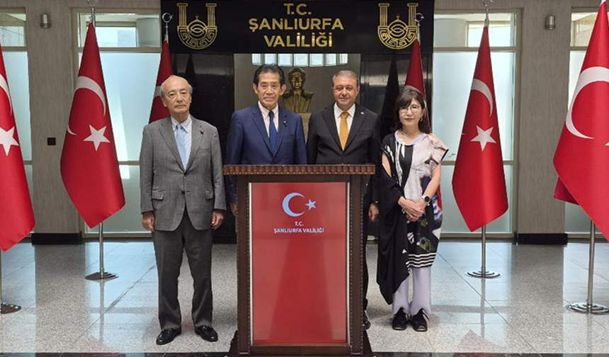 Japonya Büyükelçiliği Şanlıurfa’da bir dizi temaslarda bulundu