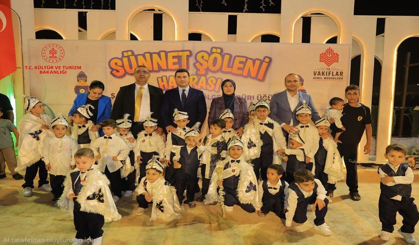 Yüzlerce yıllık gelenek Şanlıurfa’da yeniden yaşatıldı: 25 Çocuğun düğünü yapıldı