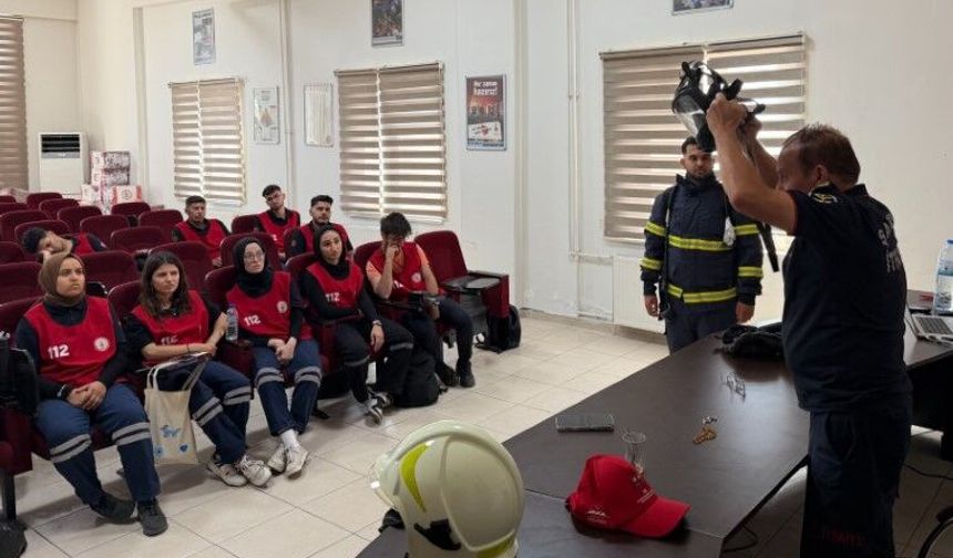 Şanlıurfa’da Gerçeği Aratmayan Tatbikat! Geleceğin İtfaiyecileri Sahaya Çıktı