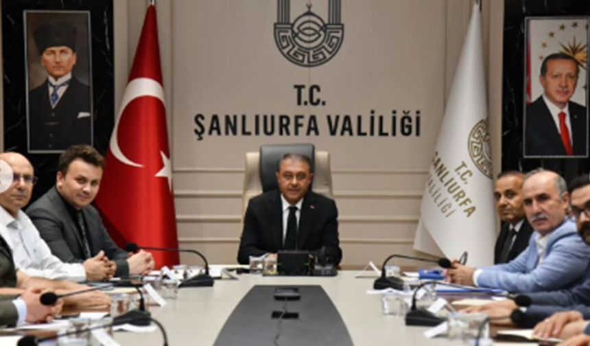 Şanlıurfa Valisi Hasan Şıldak’tan devletin zirvesiyle üst düzey toplantı!