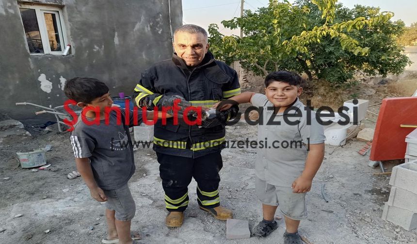Şanlıurfa İtfaiyesinden yüreklere dokunan kurtarış: “Ölmekten son anda kurtarıldı”