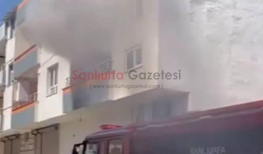 Şanlıurfa’da ev yangını paniğe neden oldu!