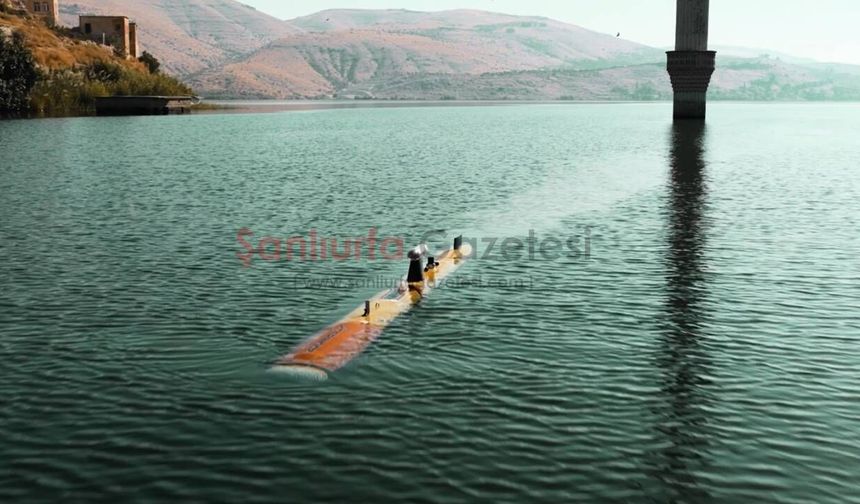 ASELSAN’ın geliştirdiği DERİNGÖZ, Şanlıurfa Fırat Nehri’nde