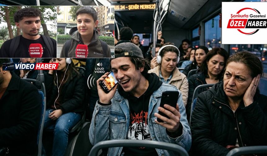 Şanlıurfa’da toplu taşımada saygı tartışması: Herkes rahatsız, o keyfinde!