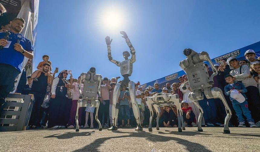TEKNOFEST Güneydoğu'nun son gününde robotlar zyaretçilere unutulmaz anlar yaşattı