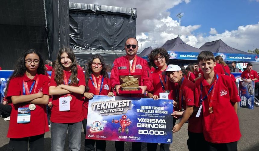 Şanlıurfa TEKNOFEST Güneydoğu'da ödülleri süpürmüşlerdi: O şampiyonların adresi Balıkesir çıktı
