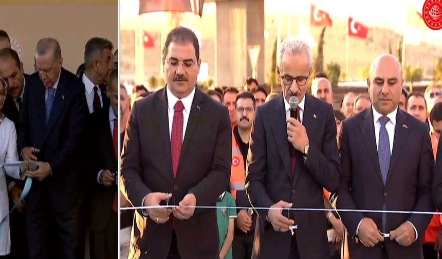 Şanlıurfa trafiğine can suyu olacak Azerbaycan Bulvarı Farklı Seviyeli Kavşağı açıldı