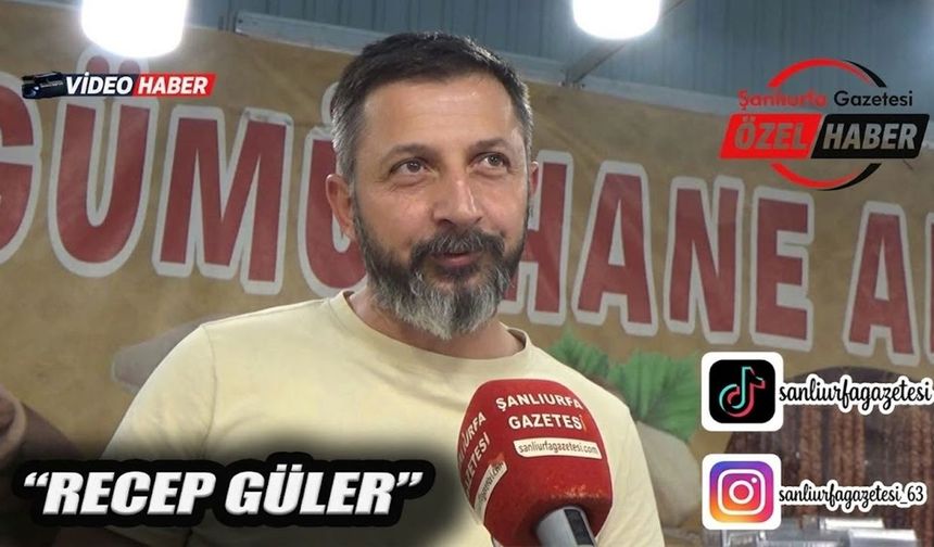 Şanlıurfa’da Gümüşhane Rüzgârı! Yöresel Ürünler Yoğun İlgi Görüyor