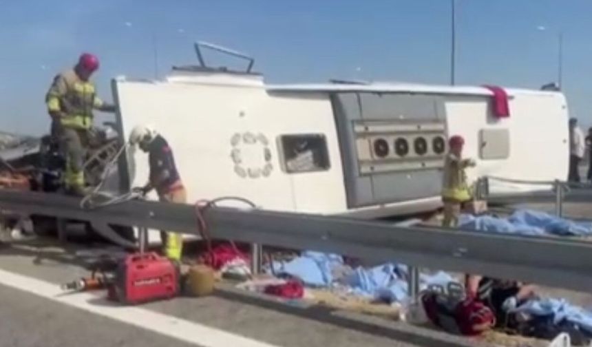 Manisa’da Feci Kaza! Yolcu Otobüsü Yan Devrildi: 11 Ölü, 26 Yaralı