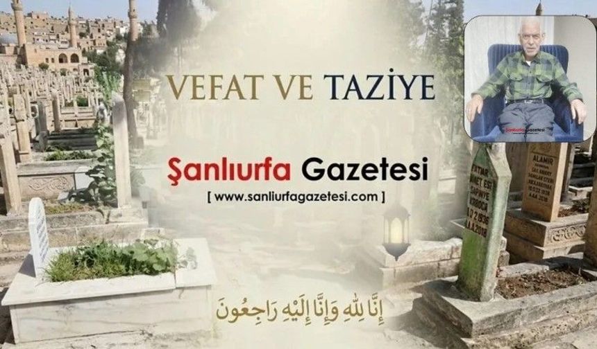 Gazeteci Yazar Hacı Dede Dindar Vefat Etti!
