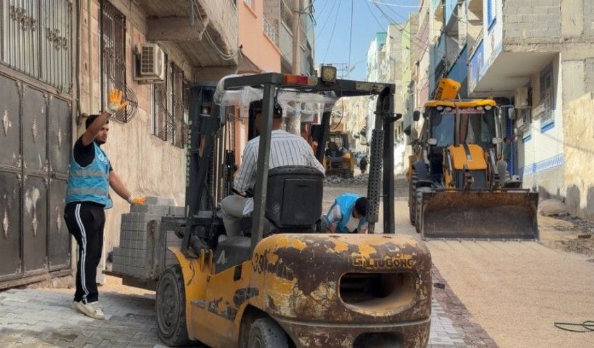 Şanlıurfa Eyyübiye’de Yüzlerce Sokakta Yenileme Seferberliği