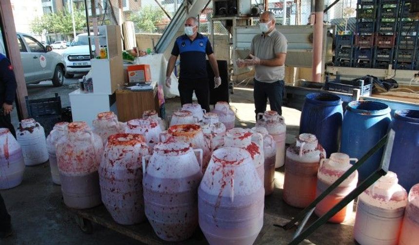Şanlıurfa’da Salça Ve Pul Biber Üretimi Yapan İşletmede Dikkat Çeken Denetim
