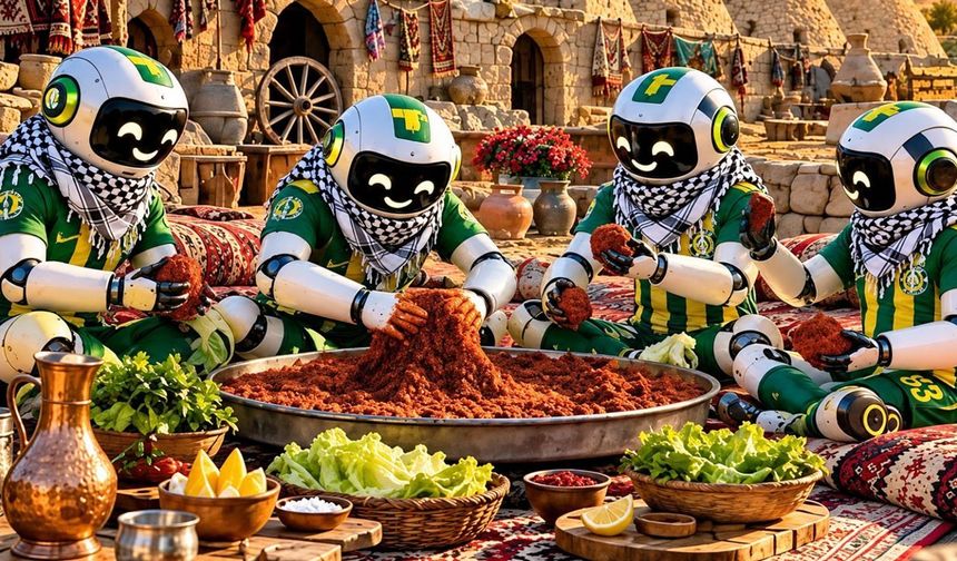 Şanlıurfaspor’dan yapay zekâ ile TEKNOFEST Güneydoğu tanıtımı: Robotlar bu kez sarı-yeşile büründü!