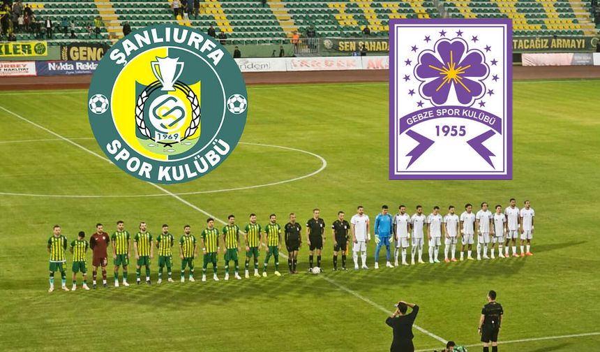 Şanlıurfaspor bu kez evinde 1 puana razı oldu!