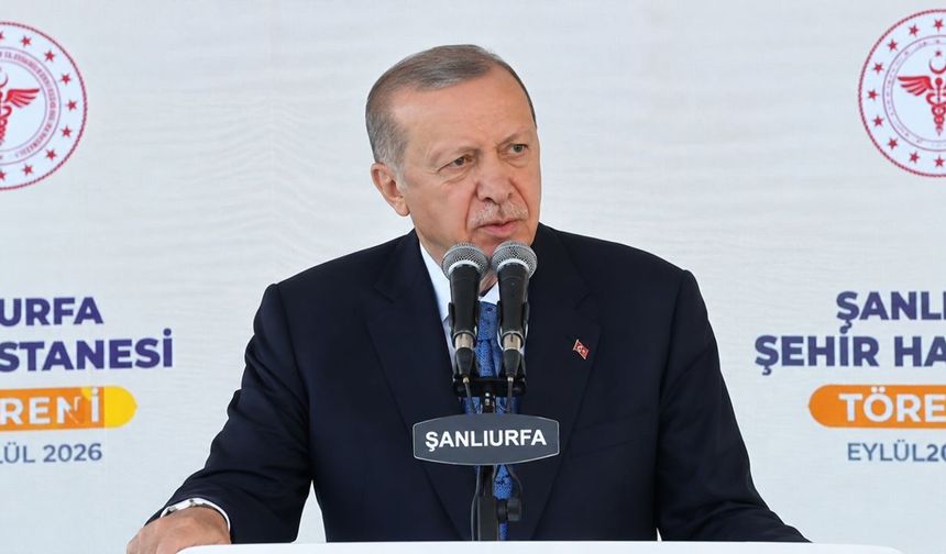 Cumhurbaşkanı Erdoğan açıkladı: Şanlıurfa'ya 39 milyar liralık Şehir Hastanesi