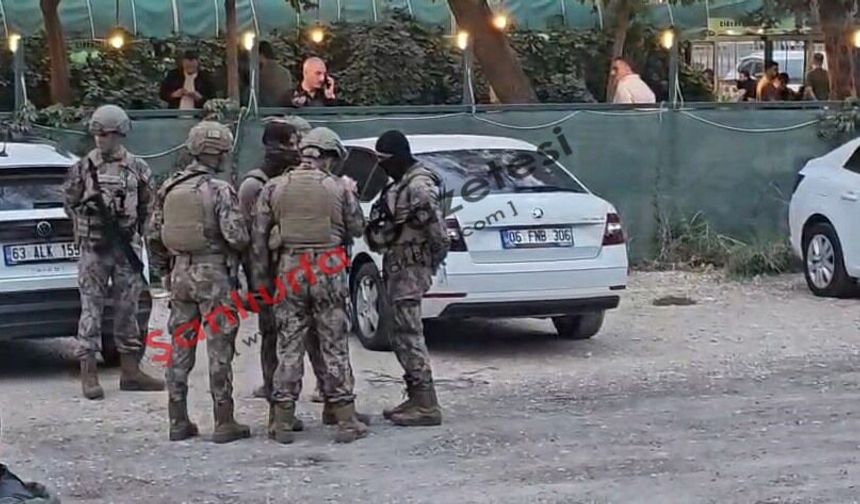 Şanlıurfa’da polis operasyonu sırasında şüpheli kendisini vurdu!