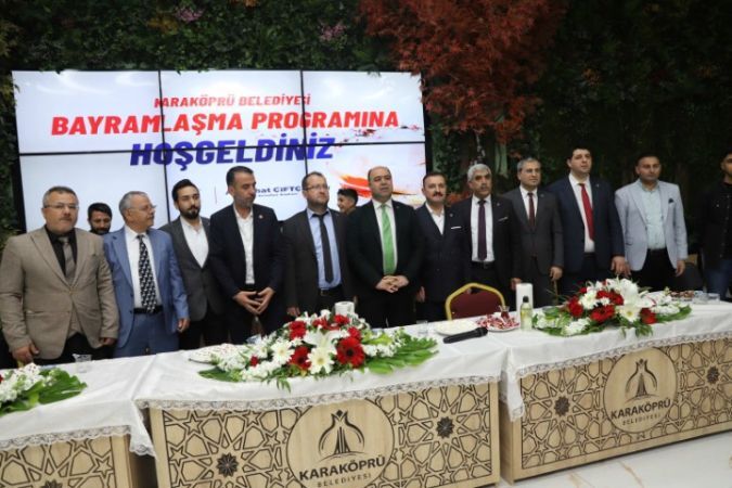 Karaköprü Belediyesi'nden Bayramlaşma Programı