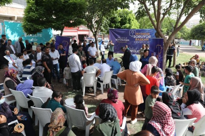 Şanlıurfa Haliliye’de Başkan Canpolat Vatandaşla Buluştu!1