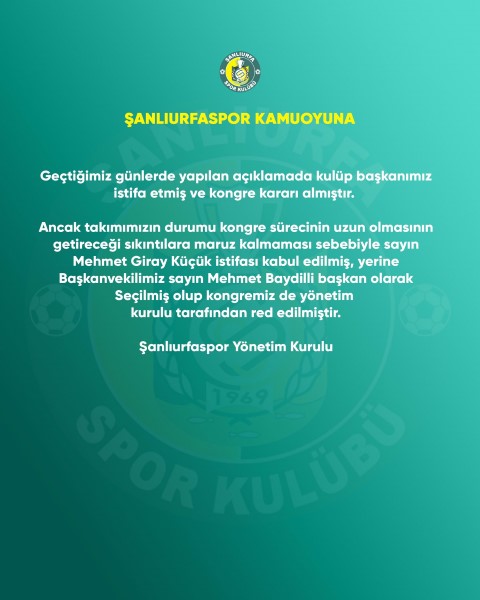 Şanlıurfasporduyurusu