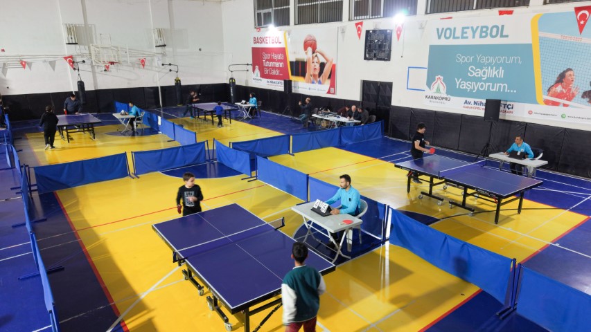 Şanlıurfa Karaköprü’de Masa Tenisi Heyecanı Başladı!